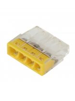 Клемма монтажная, 4 отверстия, 16 штук, Smartbuy, SBE-pwco-4-rp