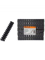 Зажим ЗВИ-80, винтовой, полипропилен, черный, 12 пар, 100°С, 6-25 мм2, TDM Electric, SQ0510-0038