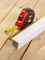 Кабель-канал пластик, 40х40 мм, 2 м, 1 мм, белый, TDM Electric, SQ0402-1009