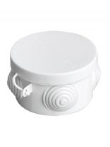 Коробка распаячная, открытая, диаметр 65х40 мм, TDM Electric, с крышкой, 4 входа, IP54, SQ1401-0501