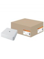 Коробка распаячная, открытая, 75х75х20 мм, TDM Electric, белая, IP40, SQ1401-0203