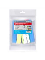 Термоусаживаемая трубка 12/6 мм, 21 шт, набор, 7 цветов по 3 шт, 100 мм, Smartbuy, SBE-HST-12