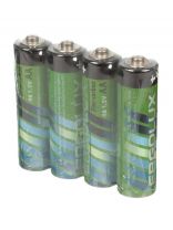 Батарейка Ergolux, АА (R6, 15D), Zinc-carbon, солевая, 1.5 В, спайка, 4 шт, 12441