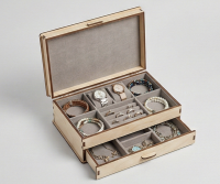 Шкатулка для украшений с отделениями (большая)