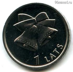 Латвия 1 лат 2012