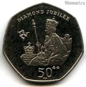 Остров Мэн 50 пенсов 2012 AA