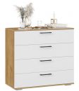 Комод «Нео» - 502.000.000 Дуб Крафт золотой, Белый