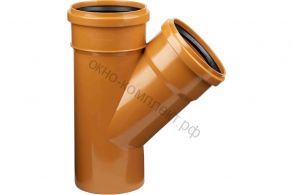 ТРОЙНИК  Д/НАРУЖ. КАНАЛИЗАЦИОННЫЙ 110*110/45