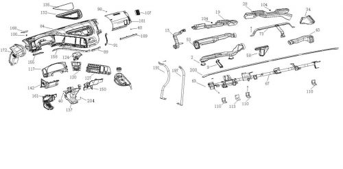 Левый передний ветровой канал для оттаивания для Howo70