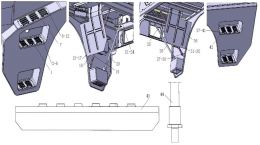 Верхняя защитная пластина для Howo70