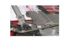 Откидной кронштейн вправо (симметричный влево) для Howo70