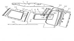 Левая боковая облицовка кабины для Howo70