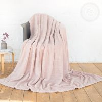 Плед флисовый "Роскошь" Капучино