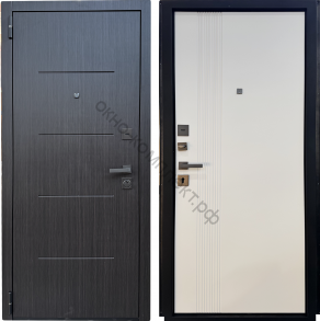 Страж 2К Горизонт PP Венге структ. кофе / Белая матовая