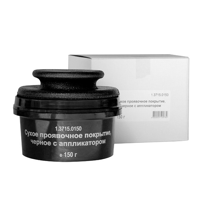 Интерколор Покрытие сухое проявочное черное 150г., с аппликатором
