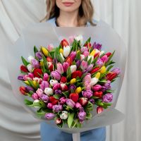 Тюльпаны микс 101шт