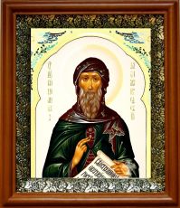 Икона Вадим Персидский в киоте с басмой Виноградная Лоза (UV-печать)(30146)