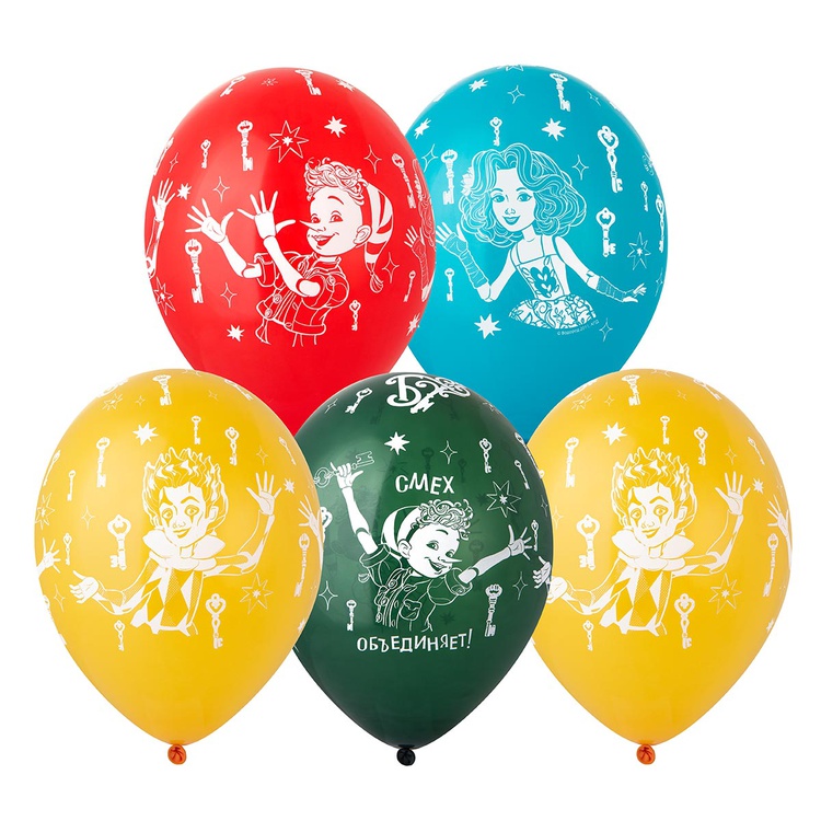 Буратино пятисторонний шар латексный с гелием