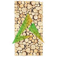 3D панно из можжевельника 1200*500 мм