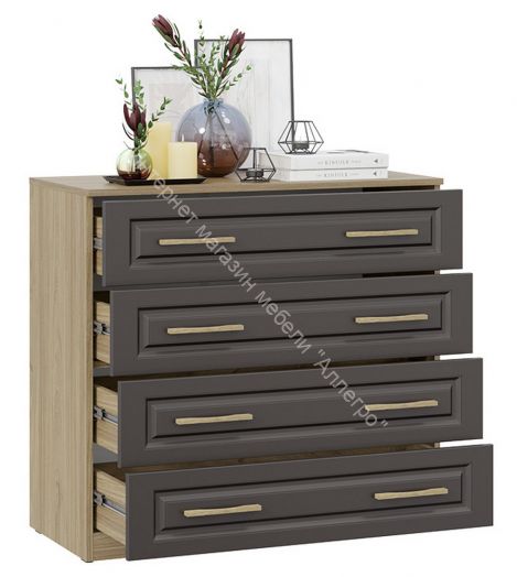 Комод «Сэнди» - 211.001.000 Вяз благородный, Серый вулкан