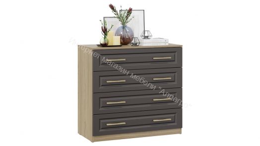 Комод «Сэнди» - 211.001.000 Вяз благородный, Серый вулкан