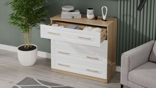 Комод «Сэнди» - 211.001.000 Вяз благородный, Белый