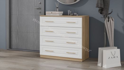 Комод «Сэнди» - 211.001.000 Вяз благородный, Белый