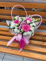 Цветочная сумочка микс размер сумочки 12*9*15