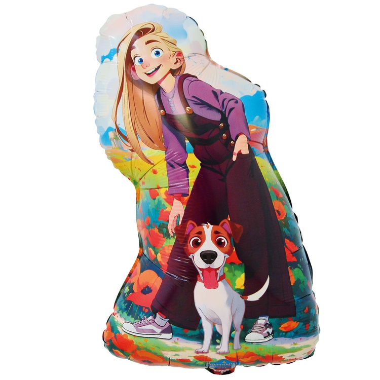 Элли шар фигурный фольгированный с гелием