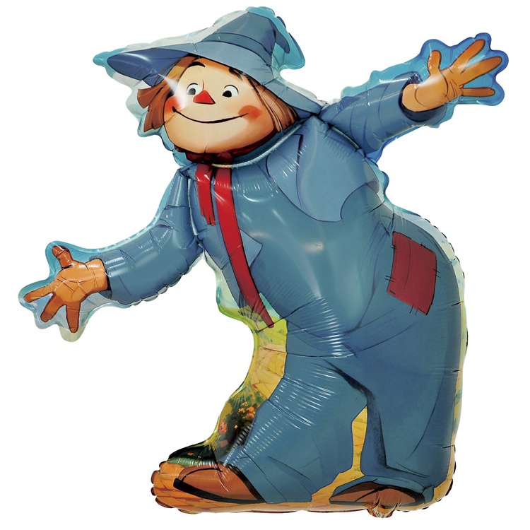 Страшила шар фигурный фольгированный с гелием