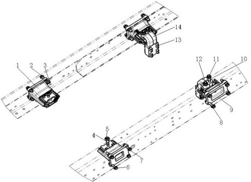 Резиновая опора сзади двигателя Howo, Sitrak MC11, MC13