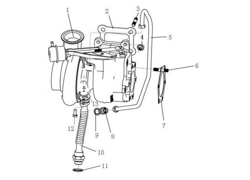 Турбокомпрессор Howo, Sitrak MC11, MC13