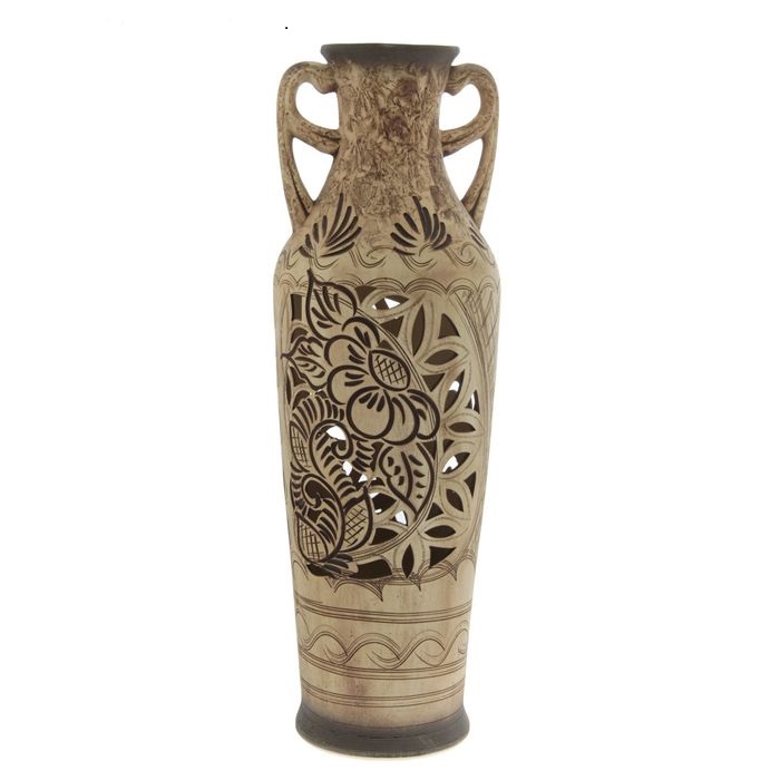 Ваза напольная Ксения резная 70 см