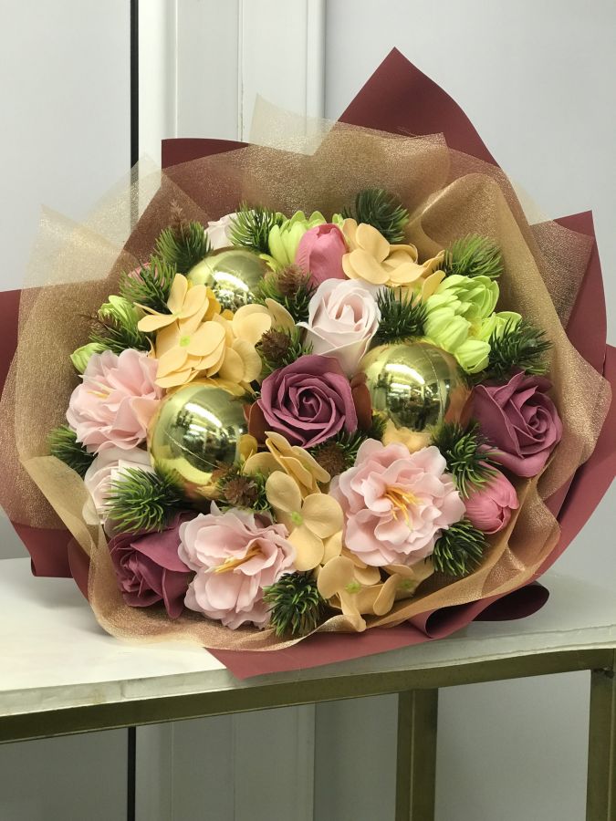 Букет из мыльных цветов "Праздник"