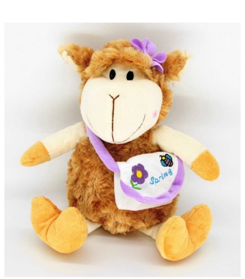 МЯГКАЯ ИГРУШКА ОВЕЧКА С СУМОЧКОЙ 30СМ