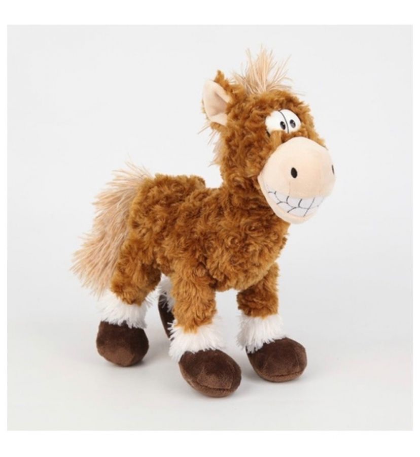 МЯГКАЯ ИГРУШКА КОНЬ ЗАБАВНЫЙ 22СМ (ноги гнутся)