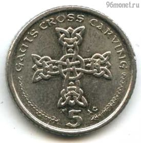 Остров Мэн 5 пенсов 2002 AC