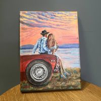 Картина ручной работы "На берегу"