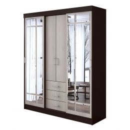 Шкаф-купе "Маэстро" (ш1700*г600*в2200мм) венге/сосна лоредо