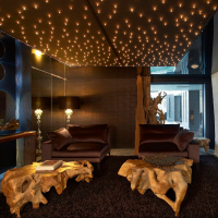 Оптоволоконный комплект звездного неба с мерцанием для бани, сауны, хаммама, иного интерьера. 250 точек