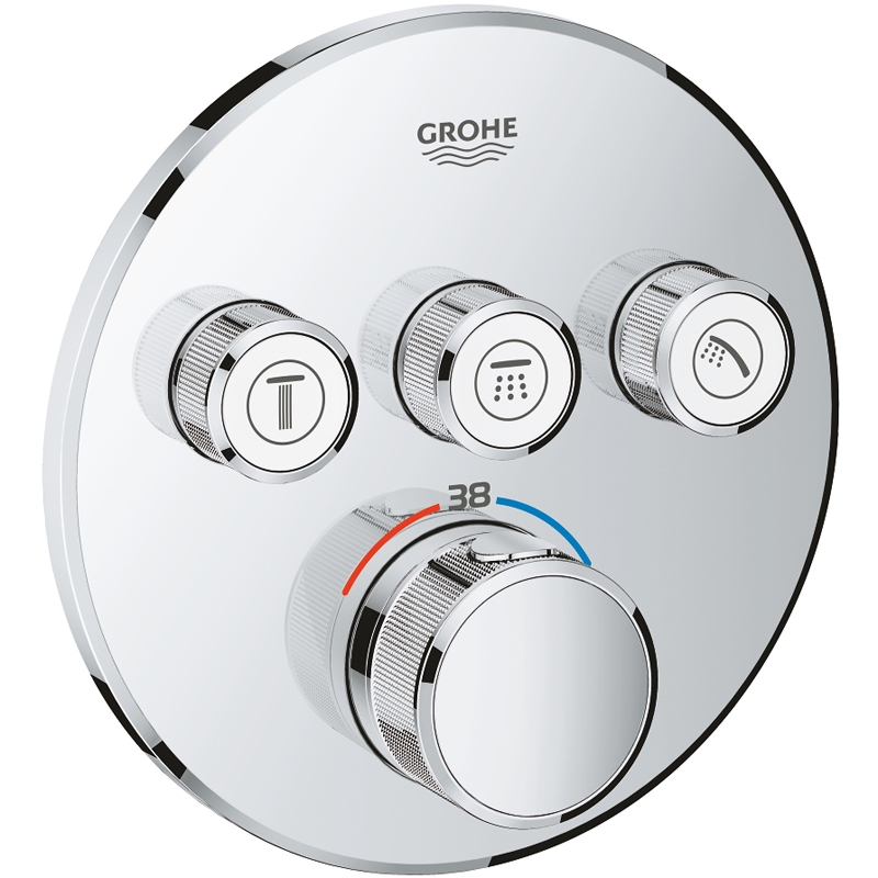 Смеситель для душа Grohe Grohtherm SmartControl с термостатом Хром 29121000