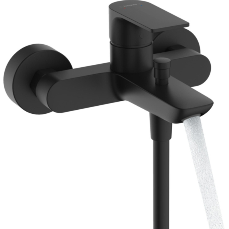 Смеситель для ванны Hansgrohe Rebris E, черный матовый 72450670