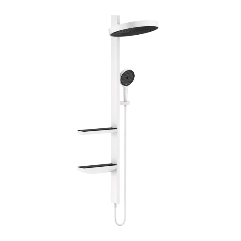 Душевая колонна Hansgrohe Rainfinity Showerpipe 360, скрытый монтаж, белый матовый 26842700