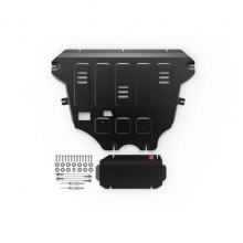 Защита картера КПП и рулевой рейки, Автоброня, сталь для Geely Monjaro и Atlas