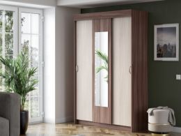 Шкаф-купе Бассо Интерьер-Центр (ш1300*500*2016мм) шимо темный/шимо светлый