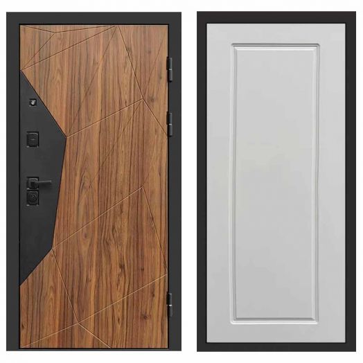 Входная дверь Termo-door Авангард Дуб каньон - Гранд Белый софт