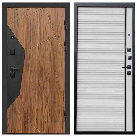 Входная дверь Termo-door Авангард Дуб каньон - Porte white