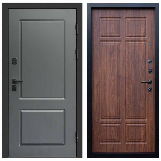 Входная дверь Termo-door Верона Грей - Орех премиум