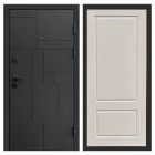 Входная дверь Termo-door Квадро Black - Марсель Слоновая кость