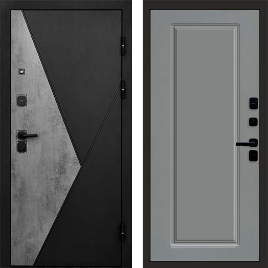 Входная дверь Termo-door Матрикс Бетон - Гранд Грей софт